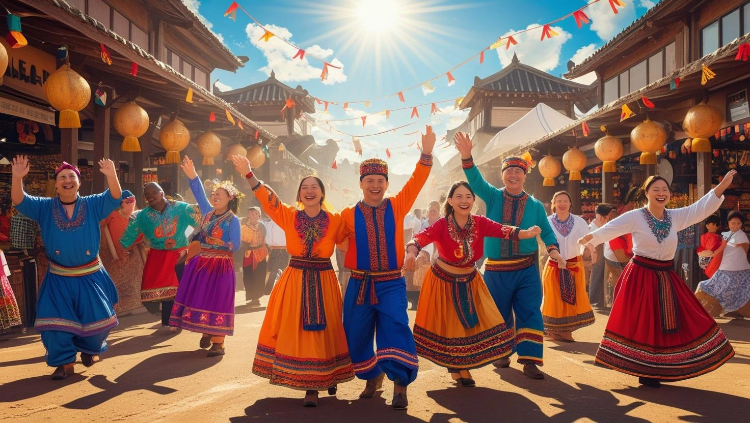 Traditional Indian festival celebration