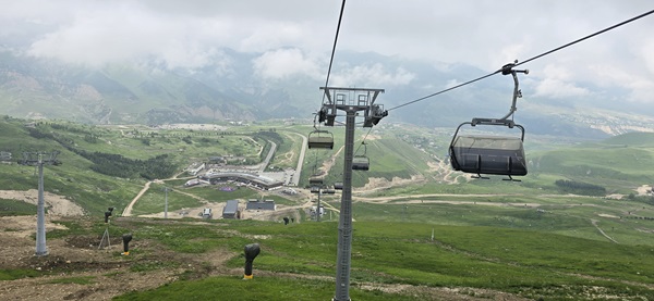 A cable car ride with panoramic views of Gabala