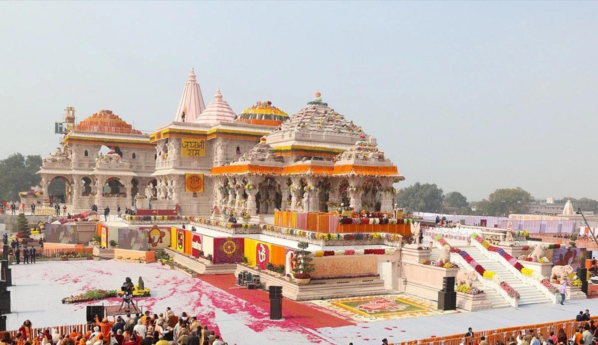 The magnificent Ram Mandir in Ayodhya