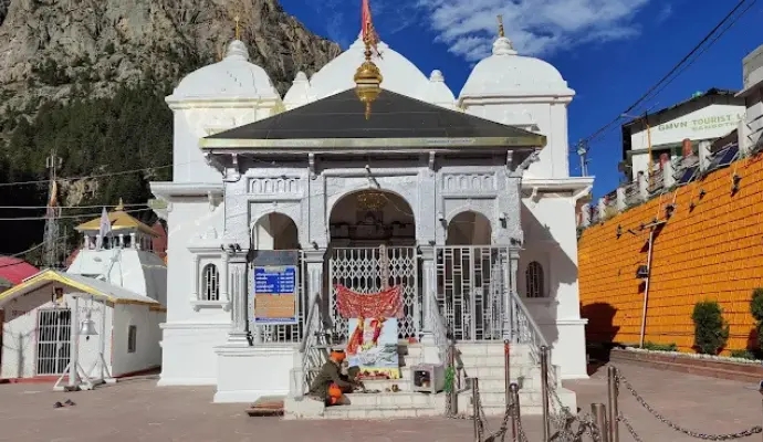 The revered Gangotri Temple, source of the holy Ganges river