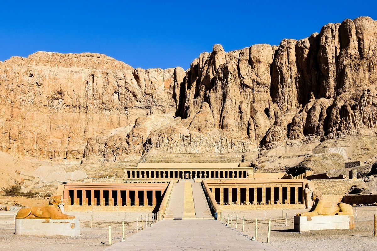The Temple of Queen Hatshepsut in Luxor, Egypt