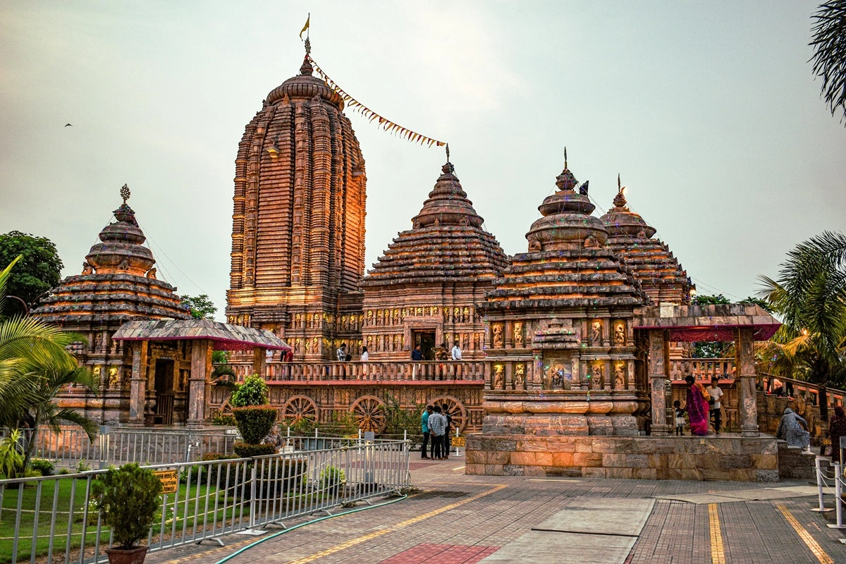 The magnificent Jagannath Temple in Puri, a major pilgrimage site