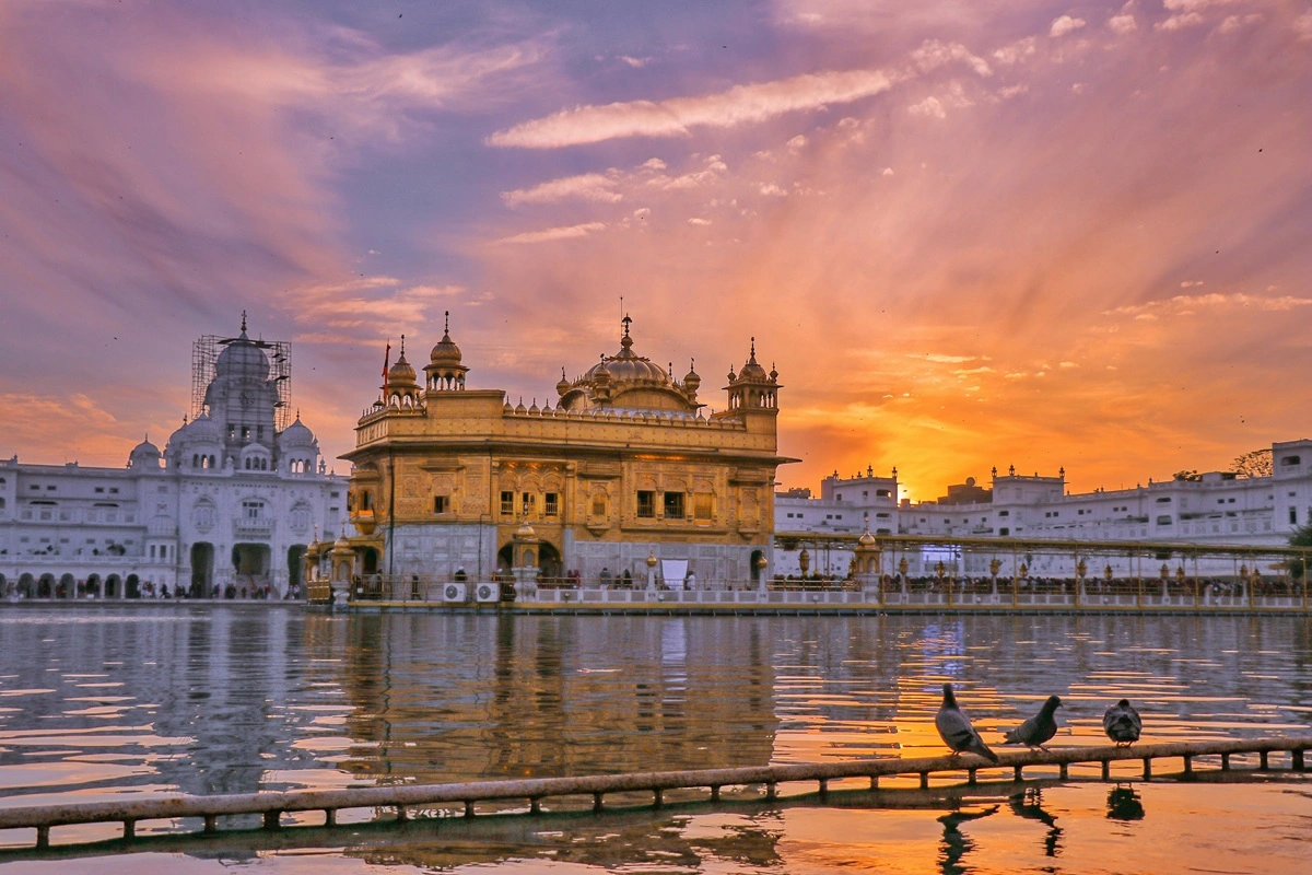 The sacred Golden Temple (Harmandir Sahib) in Amritsar