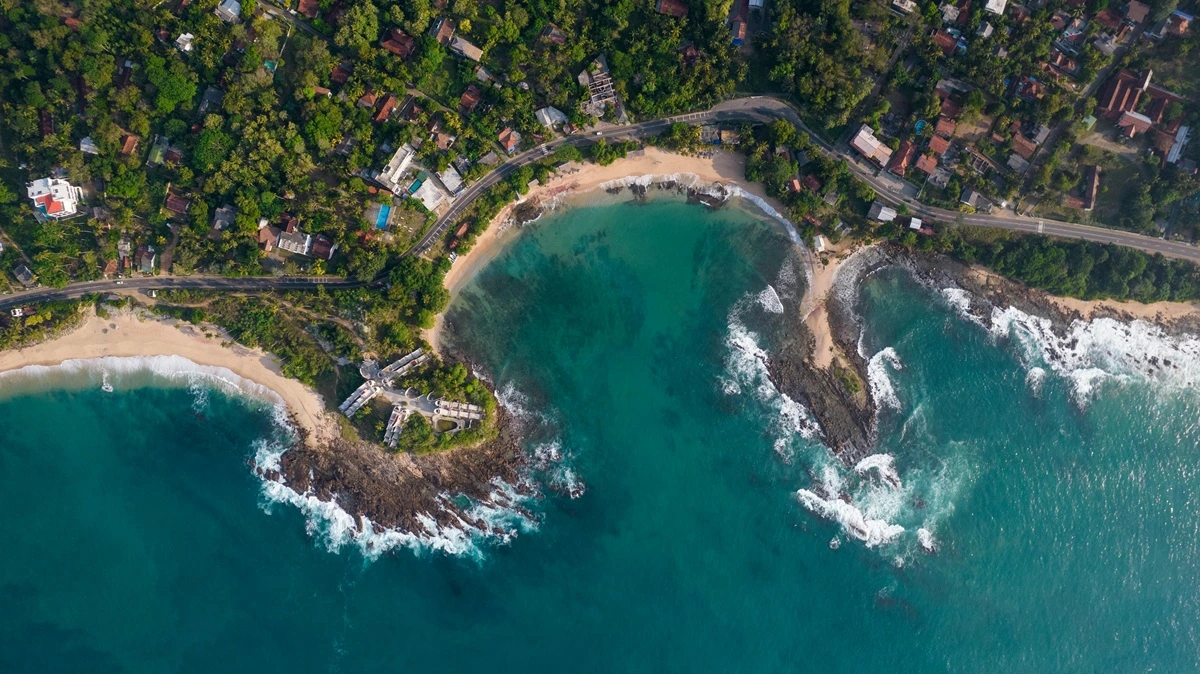 Golden beaches of Bentota, Sri Lanka