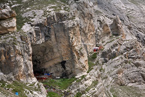 The sacred Amarnath Cave