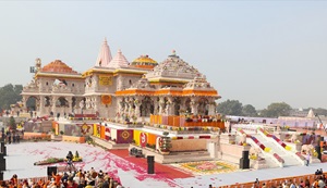 The newly inaugurated Ram Mandir in Ayodhya