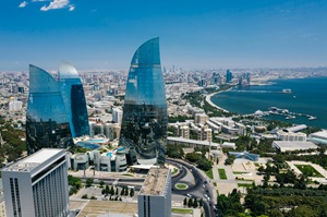 Flame Towers in Baku