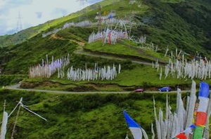 Chele La Pass scenic view