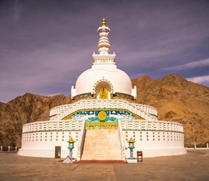 Dhauli Shanti Stupa, a Buddhist peace pagoda