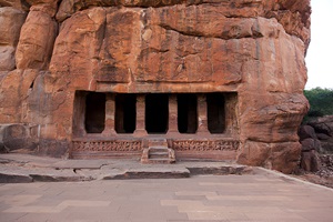 The ancient rock-cut cave temples of Badami
