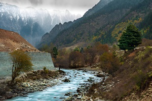 Scenic views of Sonmarg