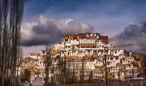 Thiksey Monastery, a famous Buddhist monastery