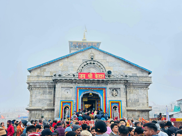 Scenic view of a temple in the Himalayas