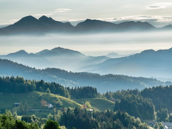 Tiger Hill sunrise, Darjeeling