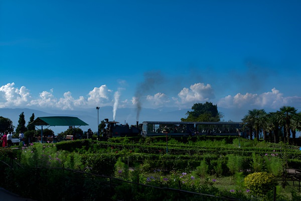 A scenic view of the Darjeeling Toy Train