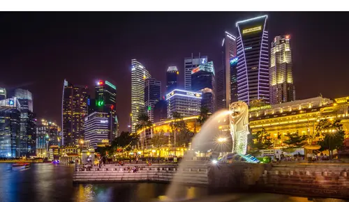 Diverse landmarks from Singapore, Malaysia, Thailand